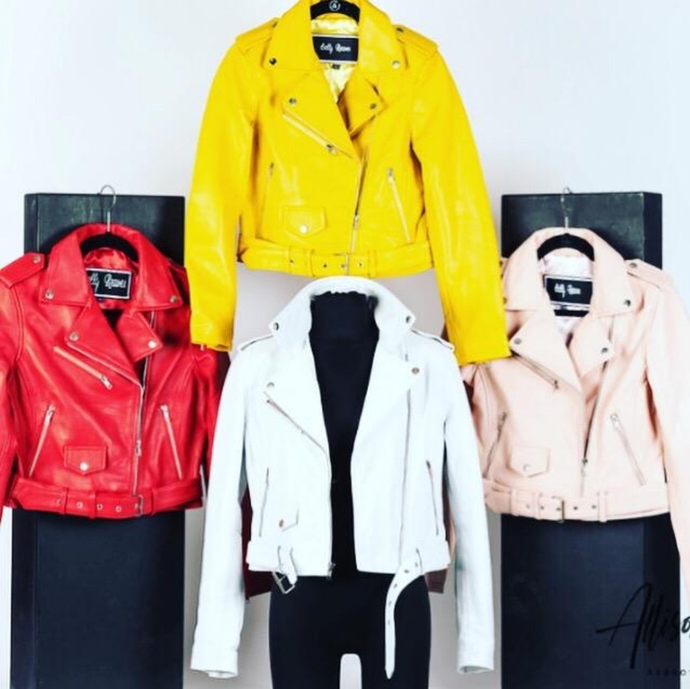 Leather moto jackets